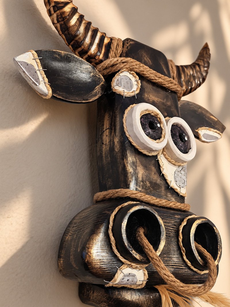 Don Rafael – Handgemaakte houten wandsculptuur met karakter