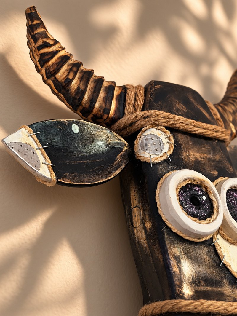 Don Rafael – Handgemaakte houten wandsculptuur met karakter