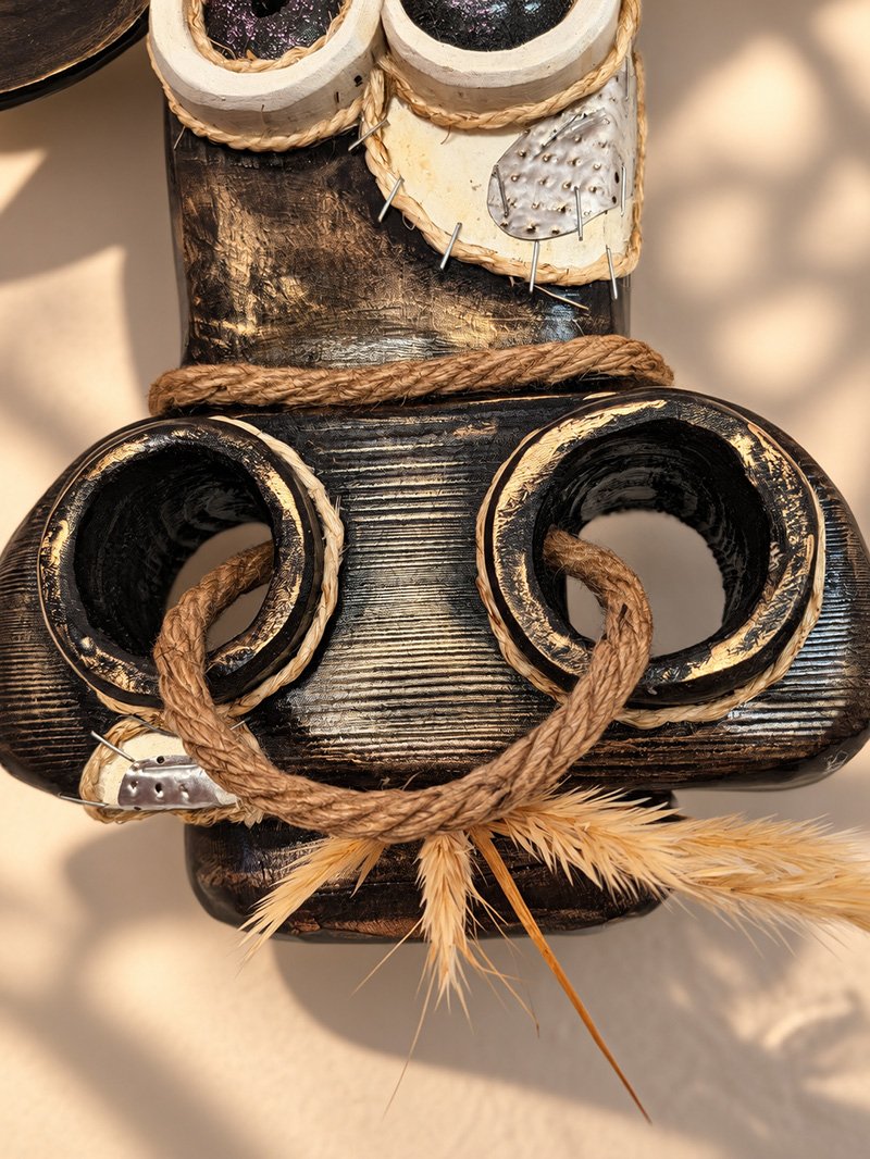 Don Rafael – Handgemaakte houten wandsculptuur met karakter