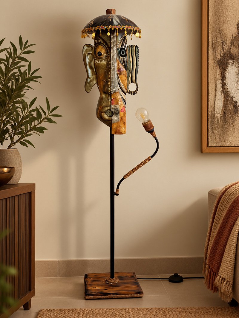 El Guardián de la Luz | Handgemaakte design vloerlamp